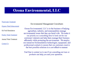 Tablet Screenshot of ozona-environmental.com